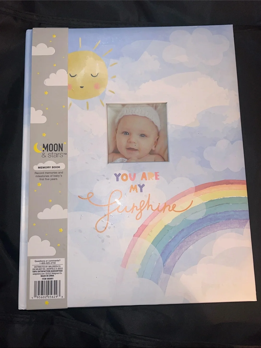 NWT Custom You Are My Sunshine Memory & milestones recordings hard cover book
